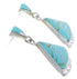 Southwestern Turquoise And Silver Earrings PX32138
